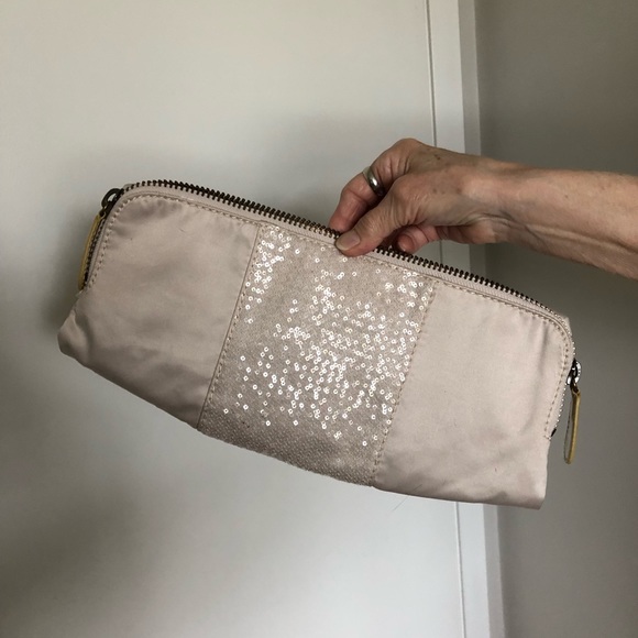 GAP Clutch bag. Satin with sequins.  NWT - Picture 2 of 9